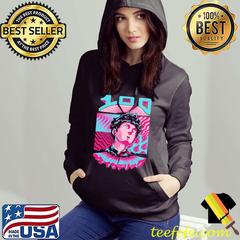 Retro psycho head 100 anime manga artwork classic s Hoodie Retro psycho head 100 anime manga artwork classic s Hoodie