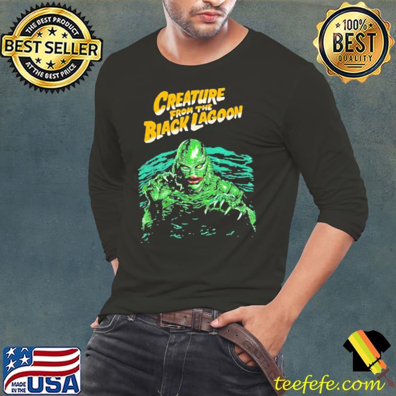 Retro vintage creature from the black lagoon halloween spooky night classics Long Sleeve Tee Retro vintage creature from the black lagoon halloween spooky night classics Long Sleeve Tee
