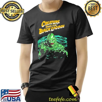 Retro vintage creature from the black lagoon halloween spooky night classicshirt