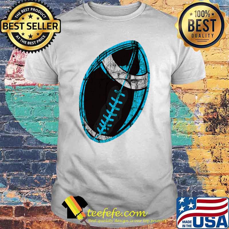 Retro Vintage Football Carolina Color Classic T-Shirt