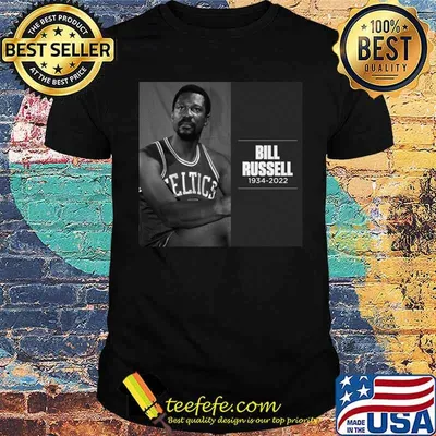 Rip Bill Russell 1934-2022 T-Shirt