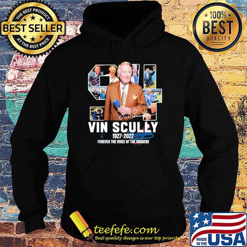 Vin Scully Dodgers Legend Thank You For The Memories 1927-2022 T-Shirt,  hoodie, sweatshirt for men and women