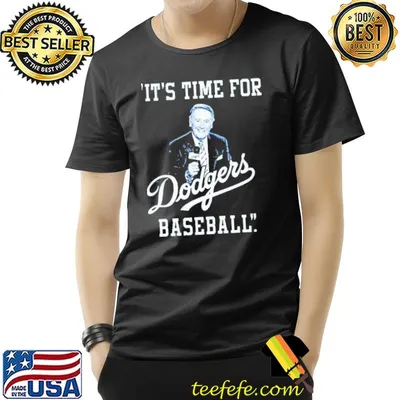 Rip vin scully it's time for Dodgers baseball legendary Dodgers shirt