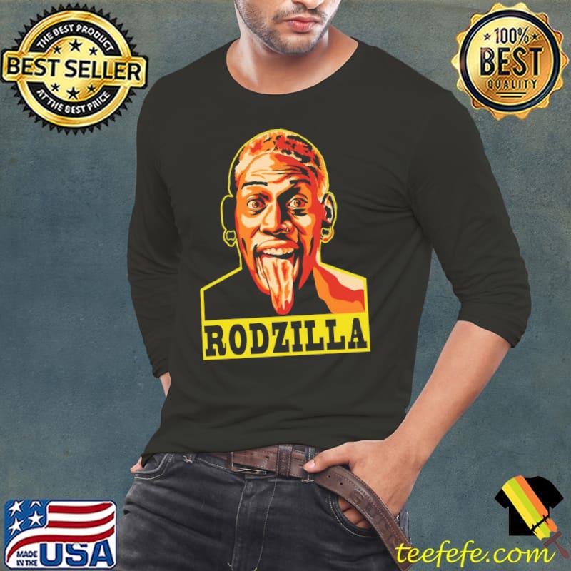 Rodzilla dennis rodman fan art classic s Long Sleeve Tee Rodzilla dennis rodman fan art classic s Long Sleeve Tee