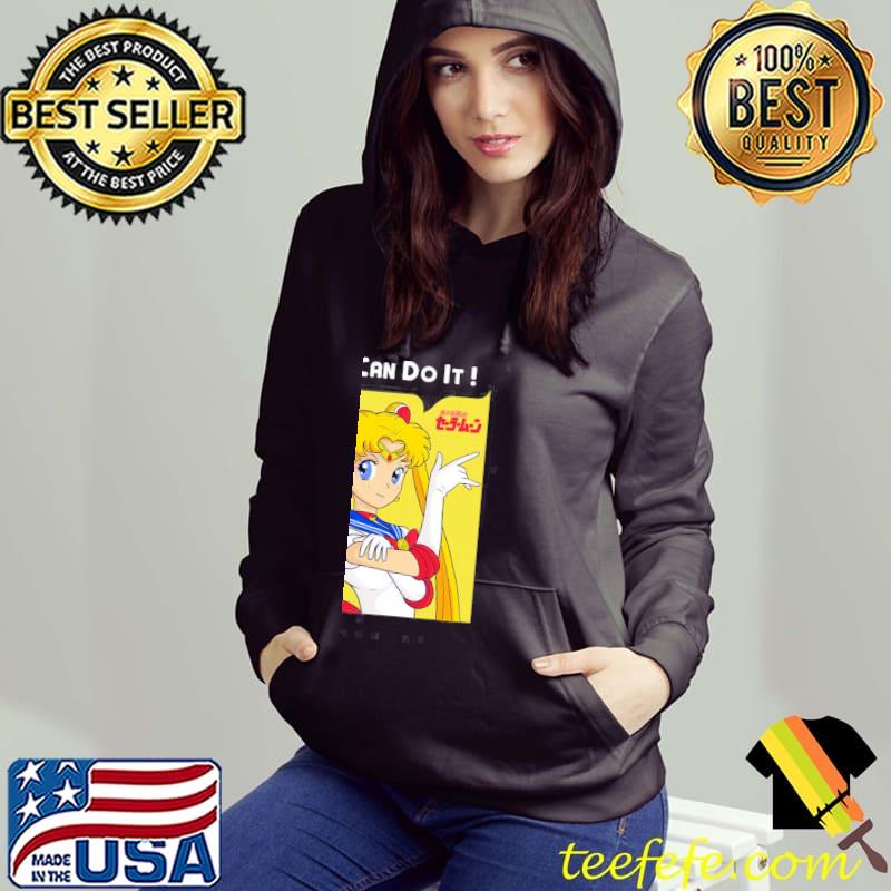Sailor moon we can do it artwork classic s Hoodie Sailor moon we can do it artwork classic s Hoodie