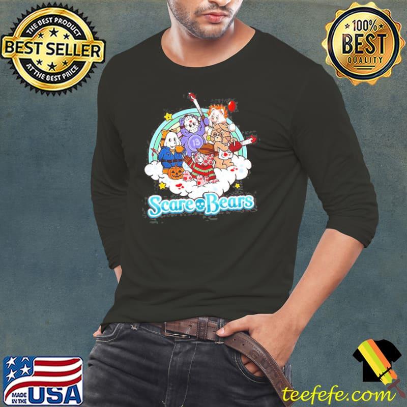 Scare bears horror bears funny halloween s Long Sleeve Tee Scare bears horror bears funny halloween s Long Sleeve Tee