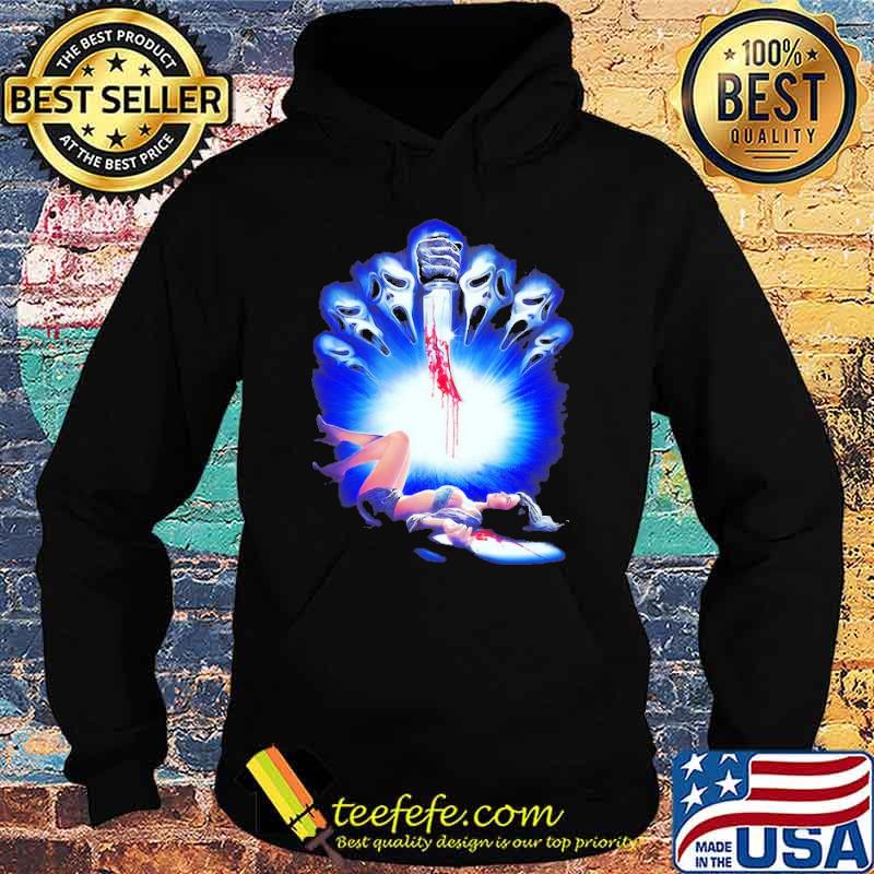 Scream Ghostface Blood Horror Movie Poster Shirt Hoodie Scream Ghostface Blood Horror Movie Poster Shirt Hoodie