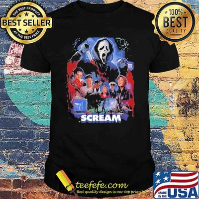 Scream Ghostface Horror Movie Poster Shirt