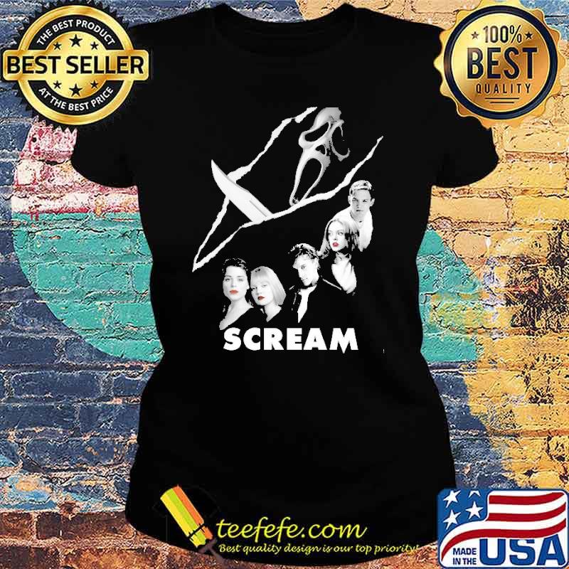 Scream Ghostface Horror Movie Shirt Ladies tee Scream Ghostface Horror Movie Shirt Ladies tee