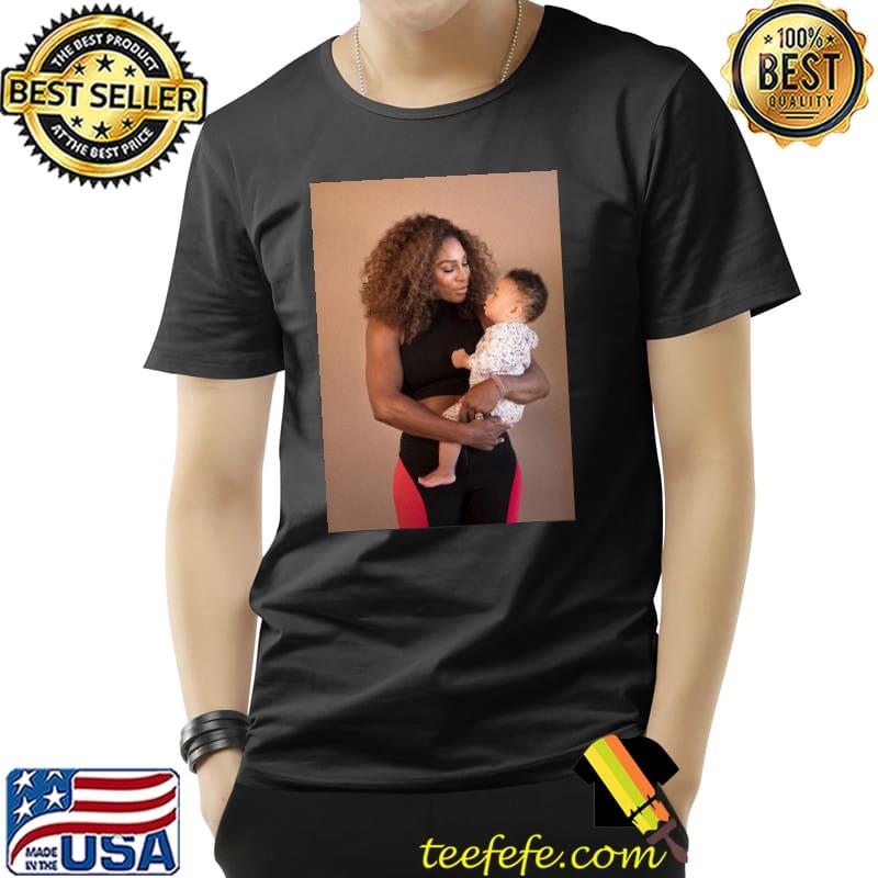 Serena williams and her baby classic shirt