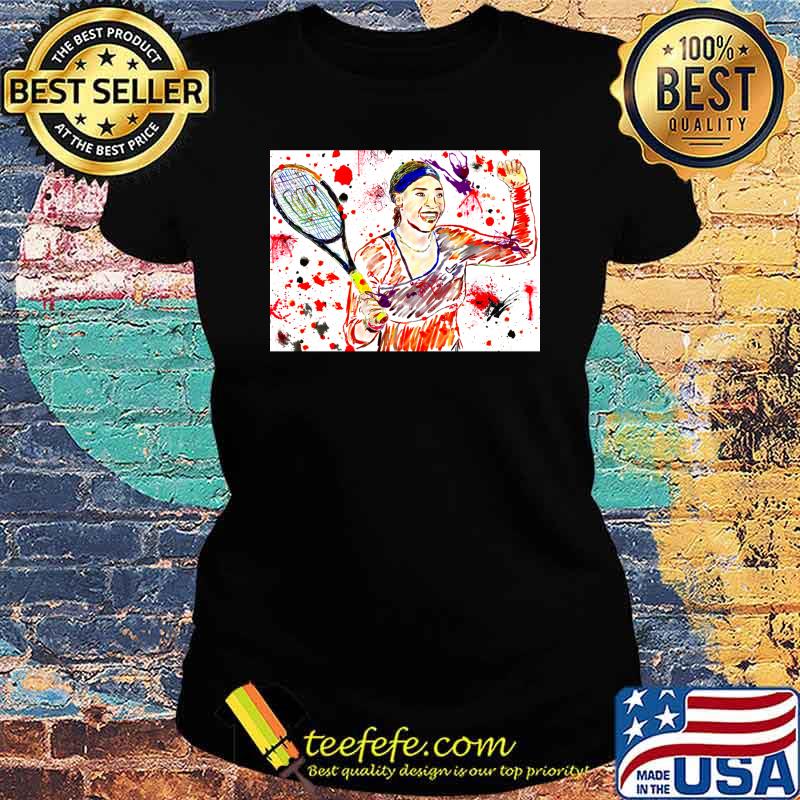 Serena Williams with paint splatter background Classic T-Shirt Ladies tee Serena Williams with paint splatter background Classic T-Shirt Ladies tee