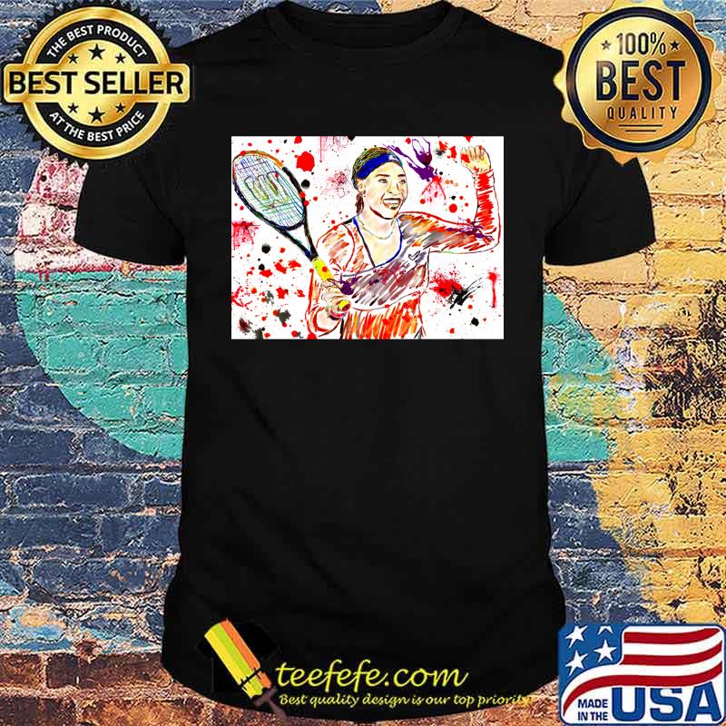 Serena Williams with paint splatter background Classic T-Shirt Serena Williams with paint splatter background Classic T-Shirt