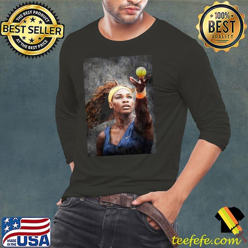 Serena williams women's legendary tennis player classic s Long Sleeve Tee Serena williams women's legendary tennis player classic s Long Sleeve Tee