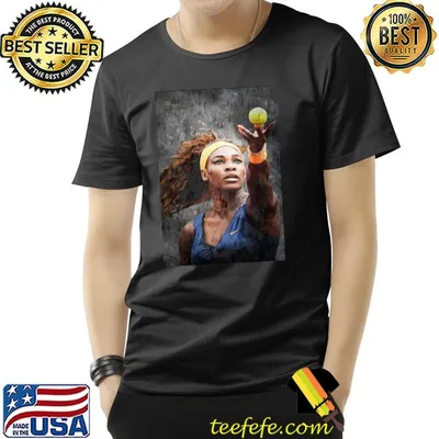 Serena williams women's legendary tennis player classic shirt