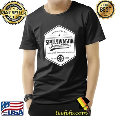 Speedwagon foundation retro the usa jojo classic shirt