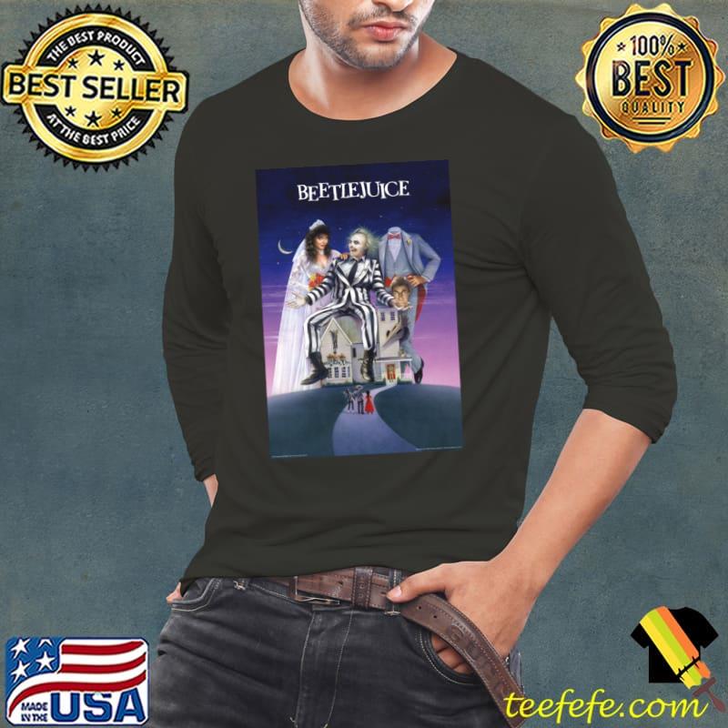 Spooky Beetlejuice horror movie Classic T-Shirt Long Sleeve Tee Spooky Beetlejuice horror movie Classic T-Shirt Long Sleeve Tee