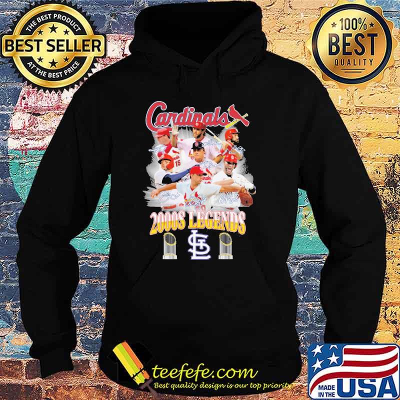St Louis Cardinals 2000s Legends Signatures Shirt Hoodie St Louis Cardinals 2000s Legends Signatures Shirt Hoodie
