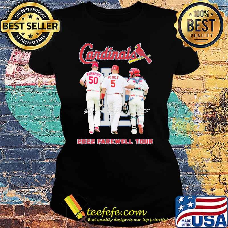 St Louis Cardinals 2022 Farewell Tour Signatures Shirt Ladies tee St Louis Cardinals 2022 Farewell Tour Signatures Shirt Ladies tee