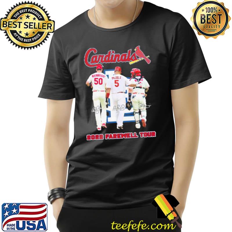 St. louis cardinals adam wainwright albert pujols molina 2022 farewell tour sport shirt