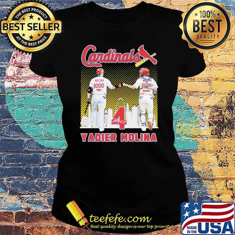 St Louis Cardinals Yadier Molina Signatures Shirt Ladies tee St Louis Cardinals Yadier Molina Signatures Shirt Ladies tee