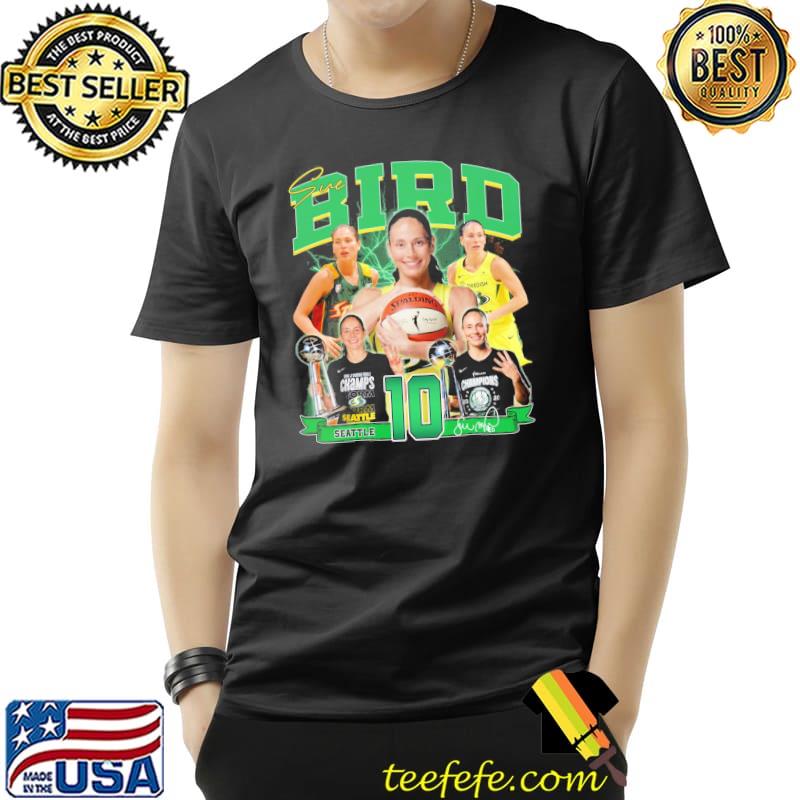 Sue bird legend basketball 3000 assists signature vintage retro sport shirt