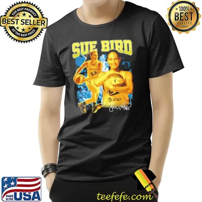 Sue bird legend basketball signature vintage retro shirt.