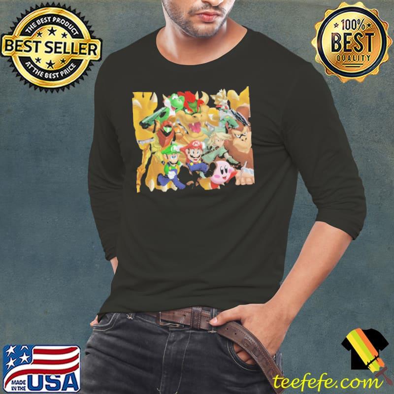 Super smash Bros classic s Long Sleeve Tee Super smash Bros classic s Long Sleeve Tee