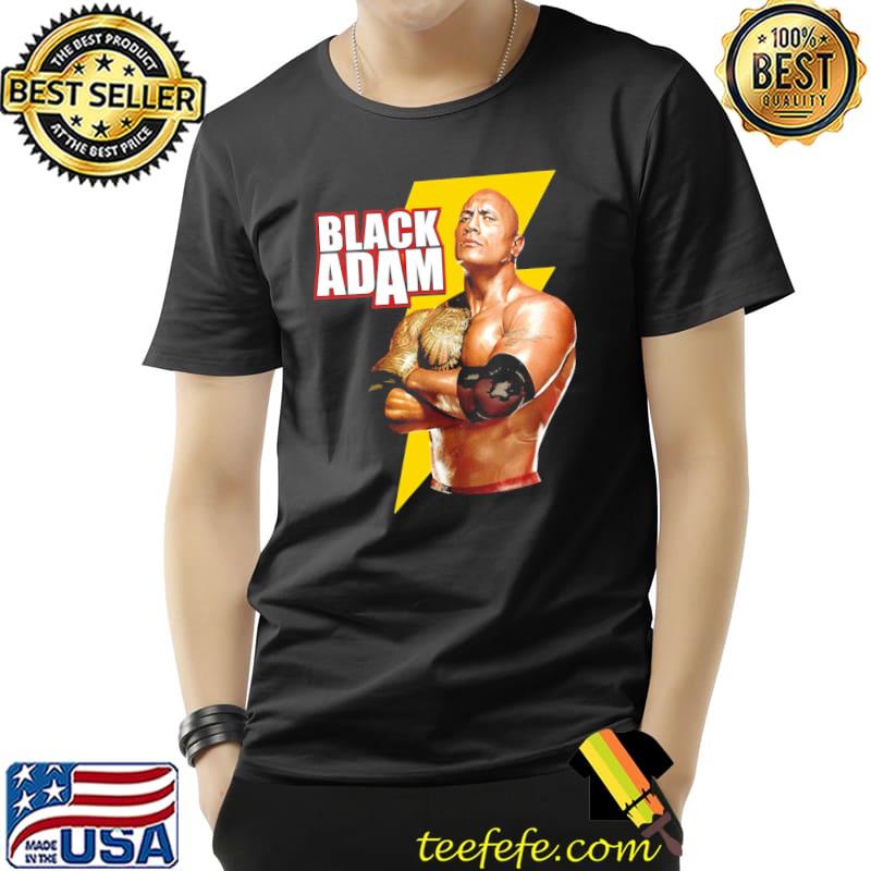 Super stars black adam the rock graphic classic shirt