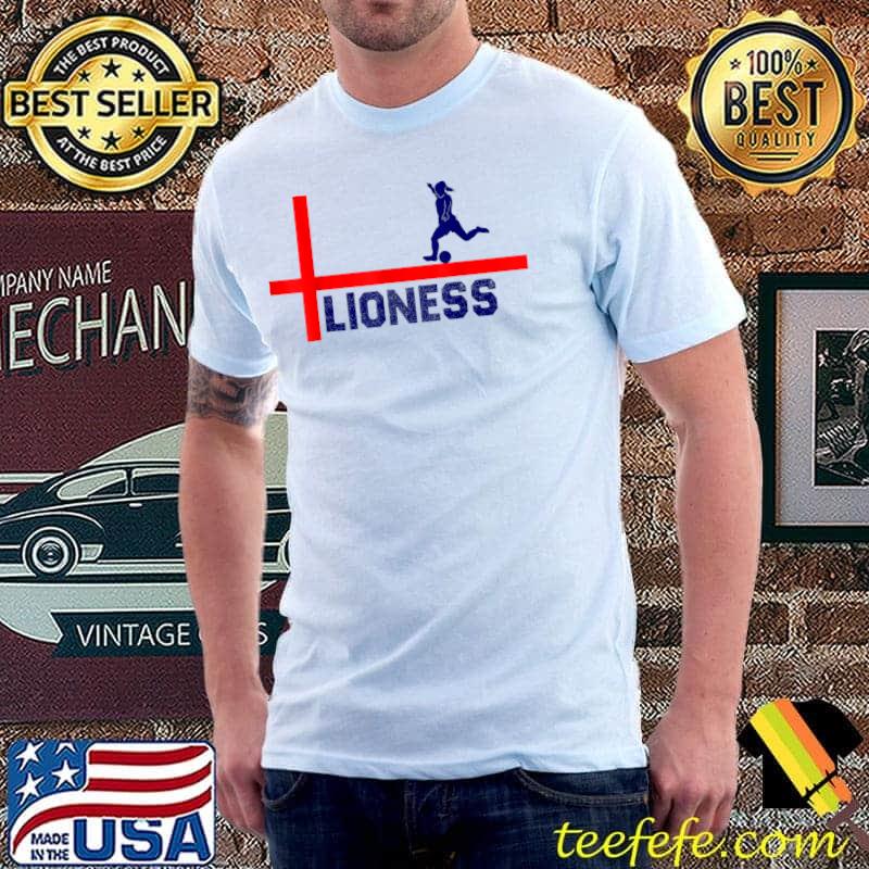 Support The Women Football Soccer Lionesses 2022 Merchandise T-Shirt