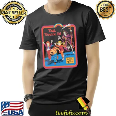 Tag you're it halloween art classic shirt