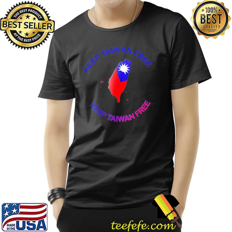 Taiwan flag plum blossom taiwan support shirt