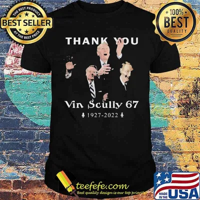 Thank You Vin Scully 67 1927-2022 Shirt