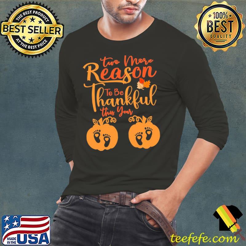 Thanksgiving pregnancy thanksgiving twin pregnancy announcement baby reveal classic s Long Sleeve Tee Thanksgiving pregnancy thanksgiving twin pregnancy announcement baby reveal classic s Long Sleeve Tee