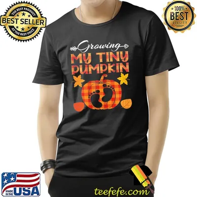 Thanksgiving pregnancy womens growing my tiny pumpkin thanksgiving pregnancy announcement shirt