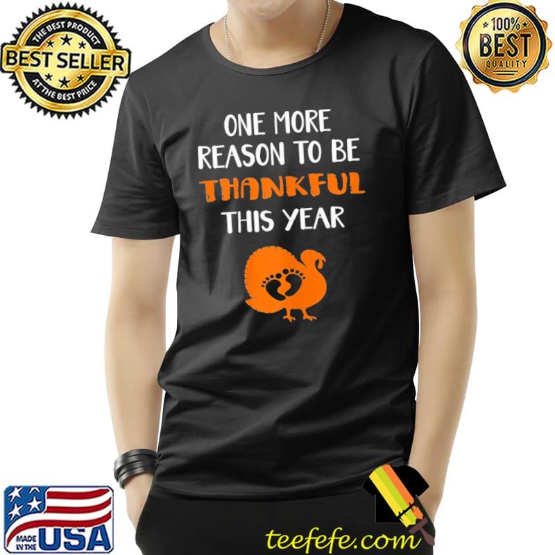 Thanksgiving pregnancy womens thanksgiving pregnancy announcement baby reveal classic shirt