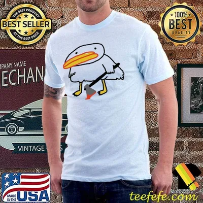 The duck and his axe utia shirt