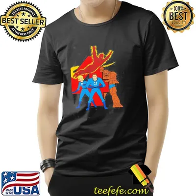The fantastic four cartoon art shirt