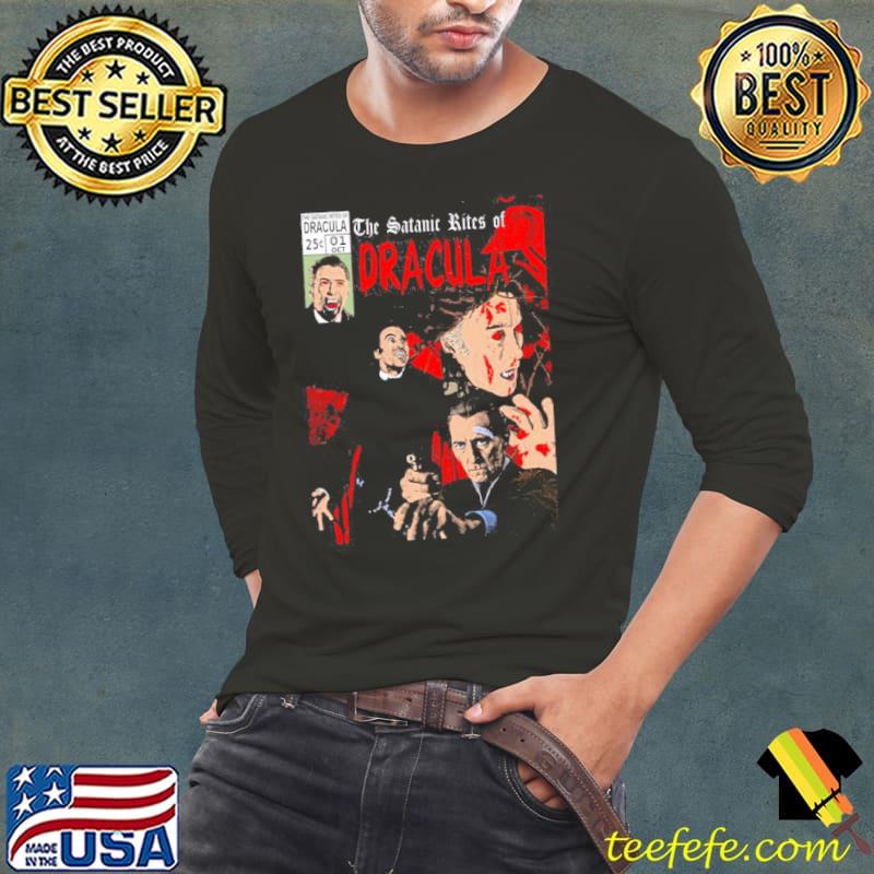 The satanic rites of dracula halloween spooky night s Long Sleeve Tee The satanic rites of dracula halloween spooky night s Long Sleeve Tee