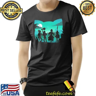 The shadow of konosuba characters chomusuke silhouette classic shirt