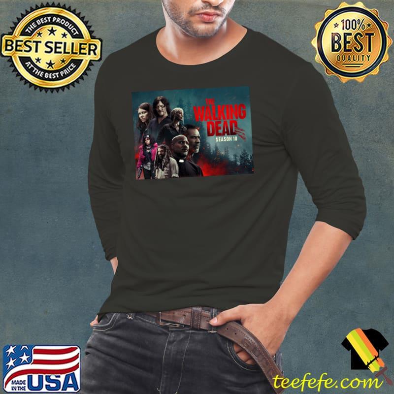 The walking dead season 10 horro movie s Long Sleeve Tee The walking dead season 10 horro movie s Long Sleeve Tee