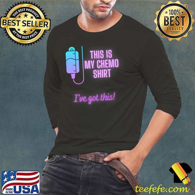 This is my chemo i've got this ovarian cancer chemotherapy T-Shirt Long Sleeve Tee This is my chemo i've got this ovarian cancer chemotherapy T-Shirt Long Sleeve Tee
