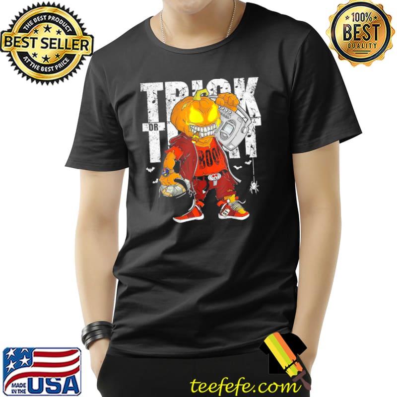 Trick or treat dope hip hop halloween graphic funny halloween classic  shirt