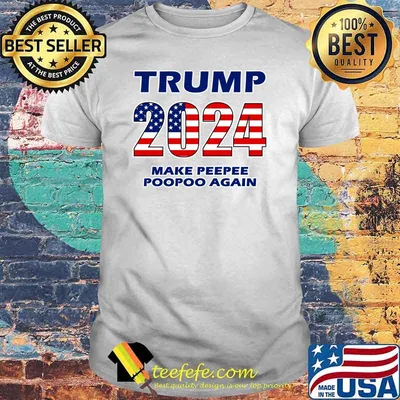 TRUMP 2024 MAKE PEEPEE POOPOO AGAIN US ELECTION Classic T-Shirt