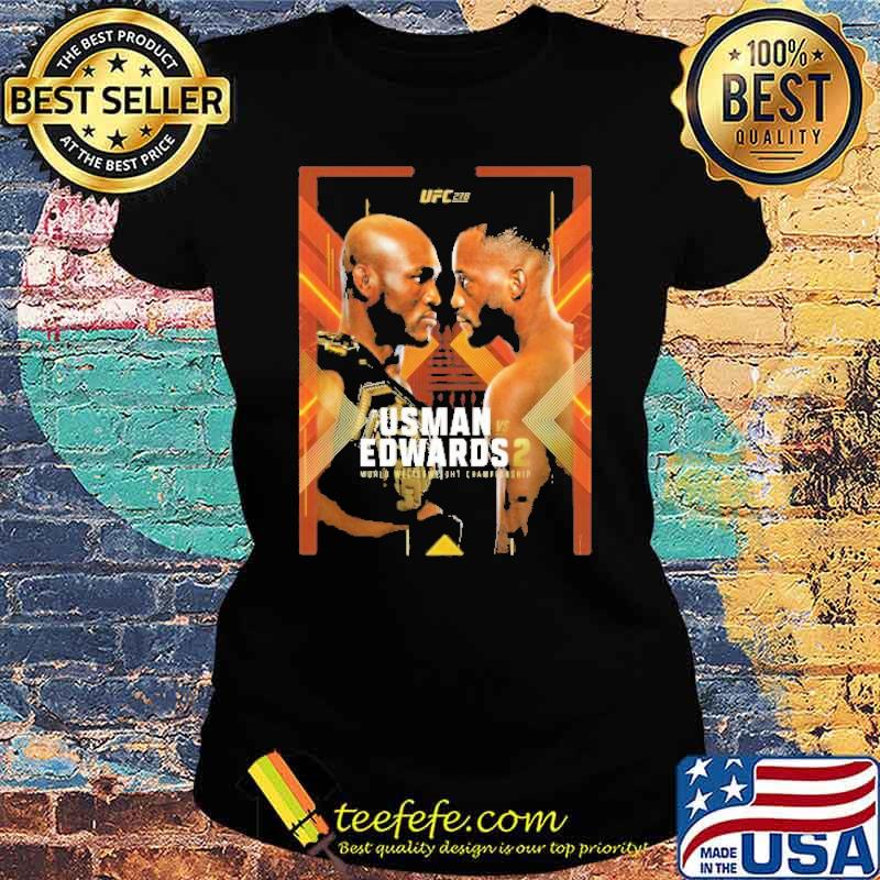 UFC 278 Usman vs Edwards 2 World Welterweight Championship Unisex T-Shirt -  REVER LAVIE