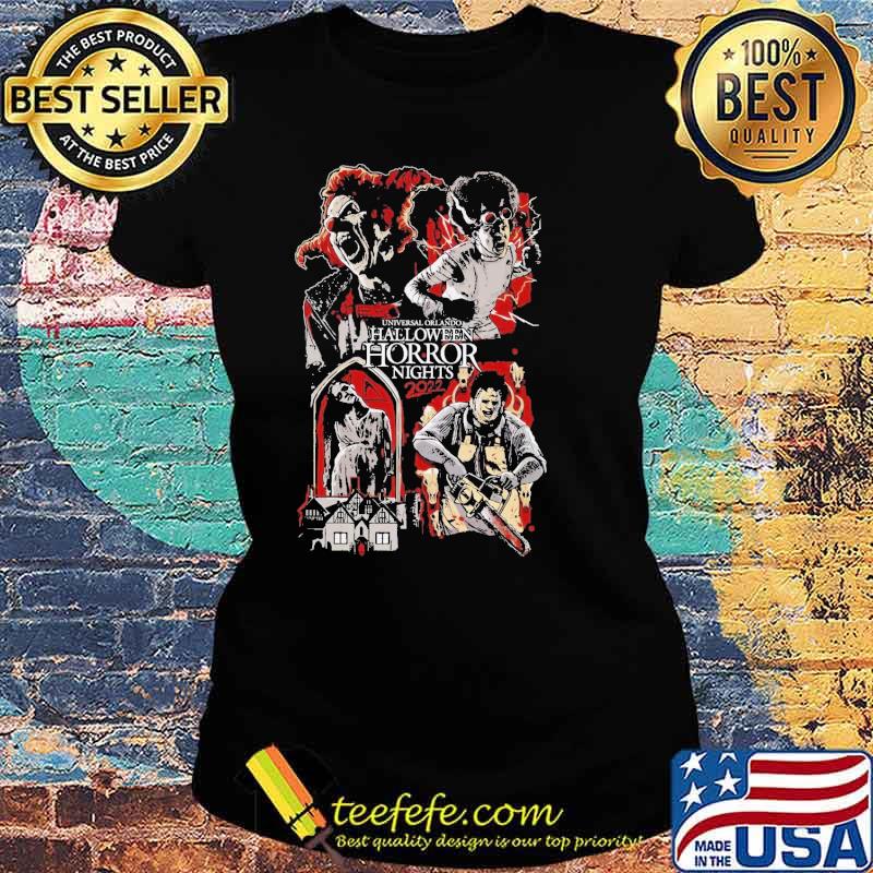 Universal orlando halloween horror nights 2022 movie s Ladies tee Universal orlando halloween horror nights 2022 movie s Ladies tee