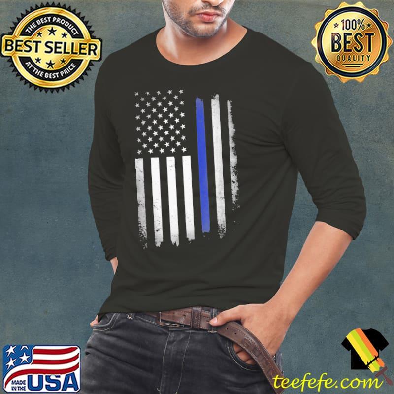 Us police usa American flag back the blue lives matter classic s Long Sleeve Tee Us police usa American flag back the blue lives matter classic s Long Sleeve Tee