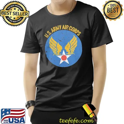 Vintage army air corps 20457 flag shirt