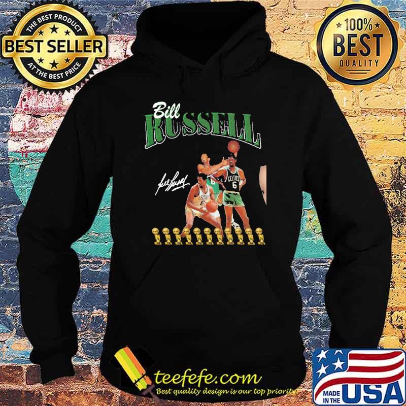 Vintage Bill Russell Signature Shirt Hoodie Vintage Bill Russell Signature Shirt Hoodie