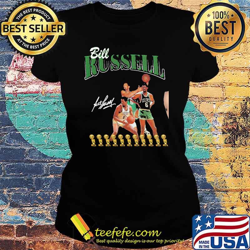 Vintage Bill Russell Signature Shirt Ladies tee Vintage Bill Russell Signature Shirt Ladies tee