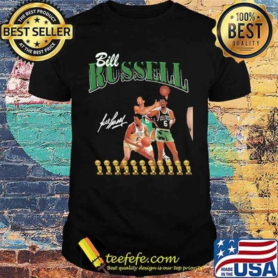 Vintage Bill Russell Signature Shirt